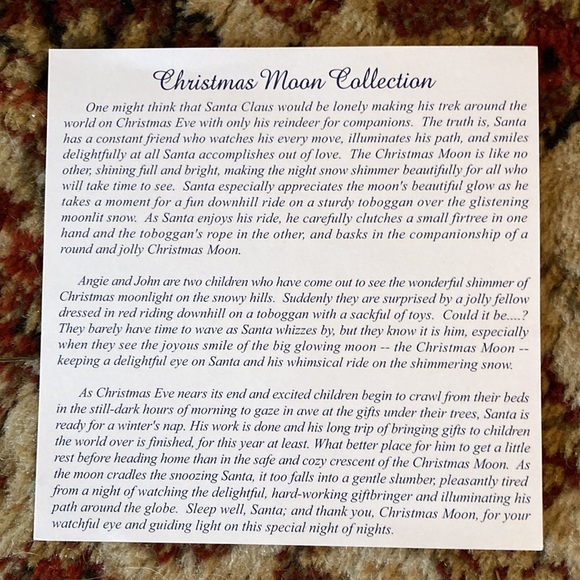 Pipka Christmas Moon Collection ornament - Picture 6 of 6